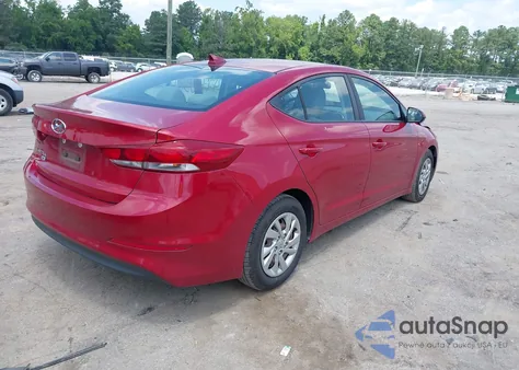 2017 Hyundai Elantra Se из США, поврежденный, VIN KMHD74LFXHU400569